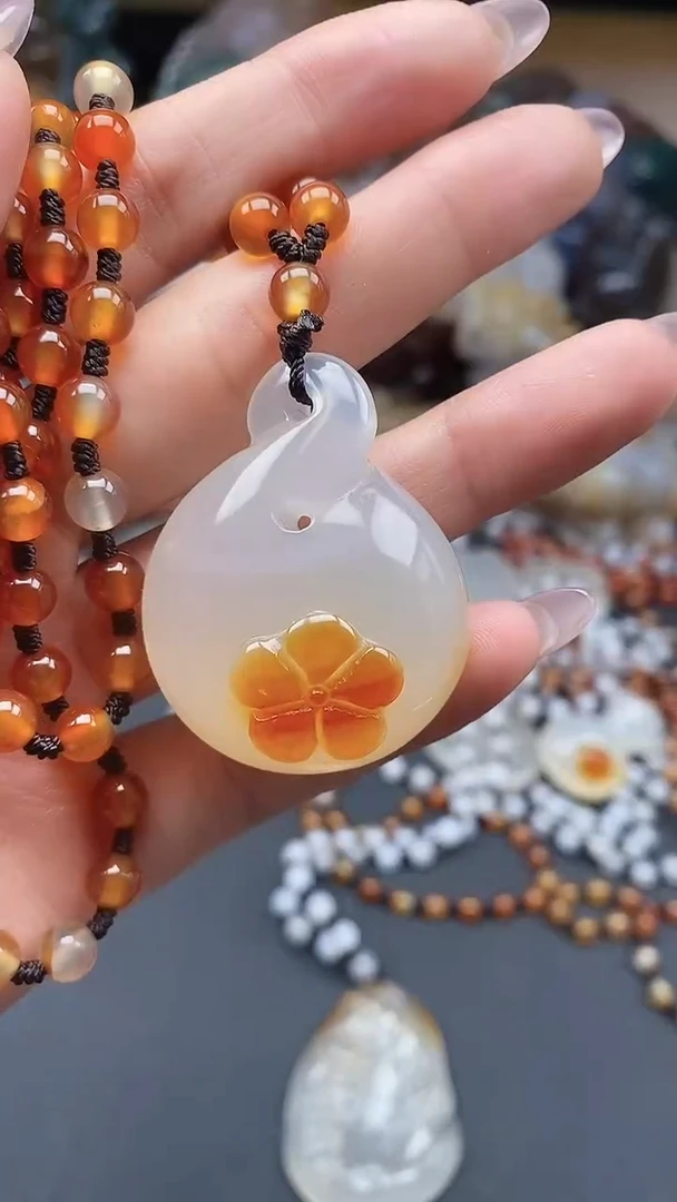 【闪购商品】玛瑙/玉髓颈饰未镶嵌dd