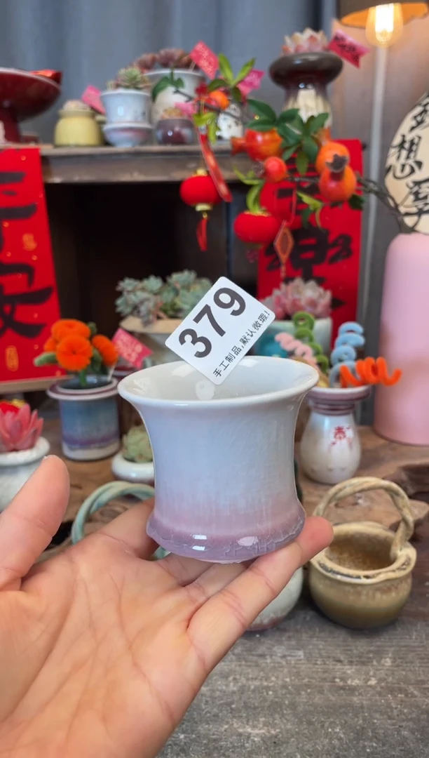 【闪购商品】摆件379知木小芳花盆