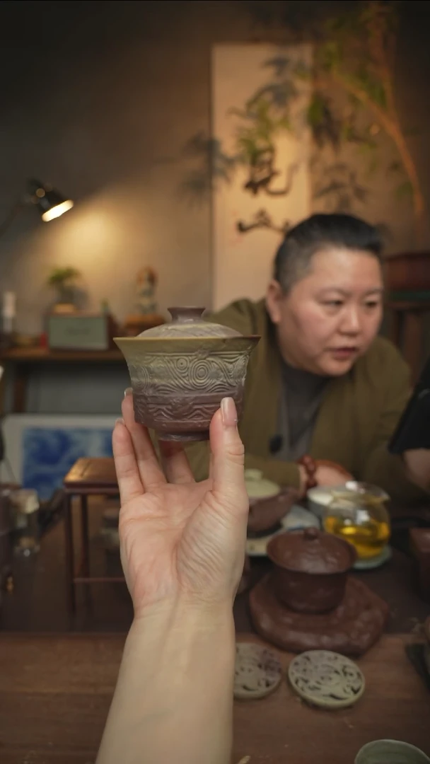 龙****5紫玉石玉化石料石盖碗