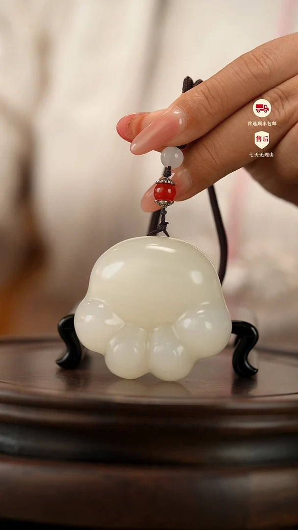 云南石小猫爪手把件挂件