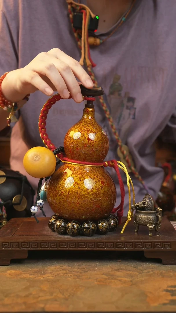 148大漆一物一拍记葫堂出品【不带手串】