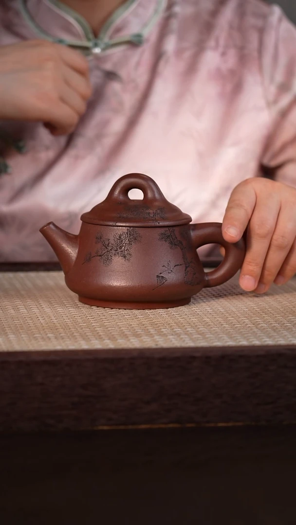 茶壶紫砂紫泥 300cc