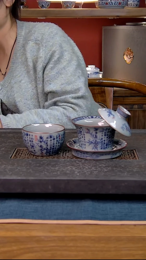 简装家用款2件套 老陶泥开片纹陶瓷茶具