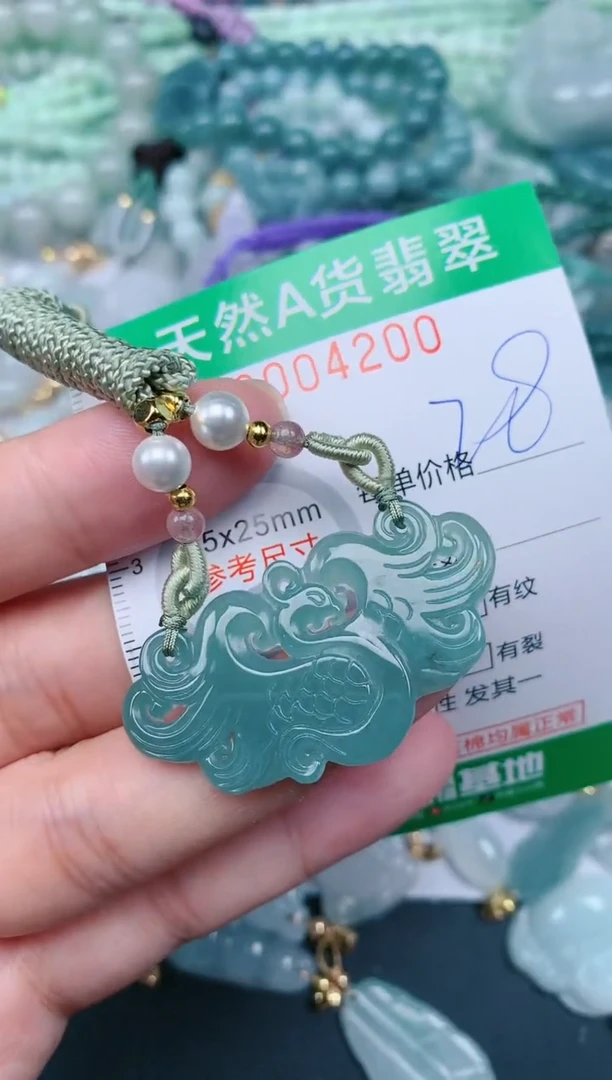 翡翠未镶嵌颈饰.0004200