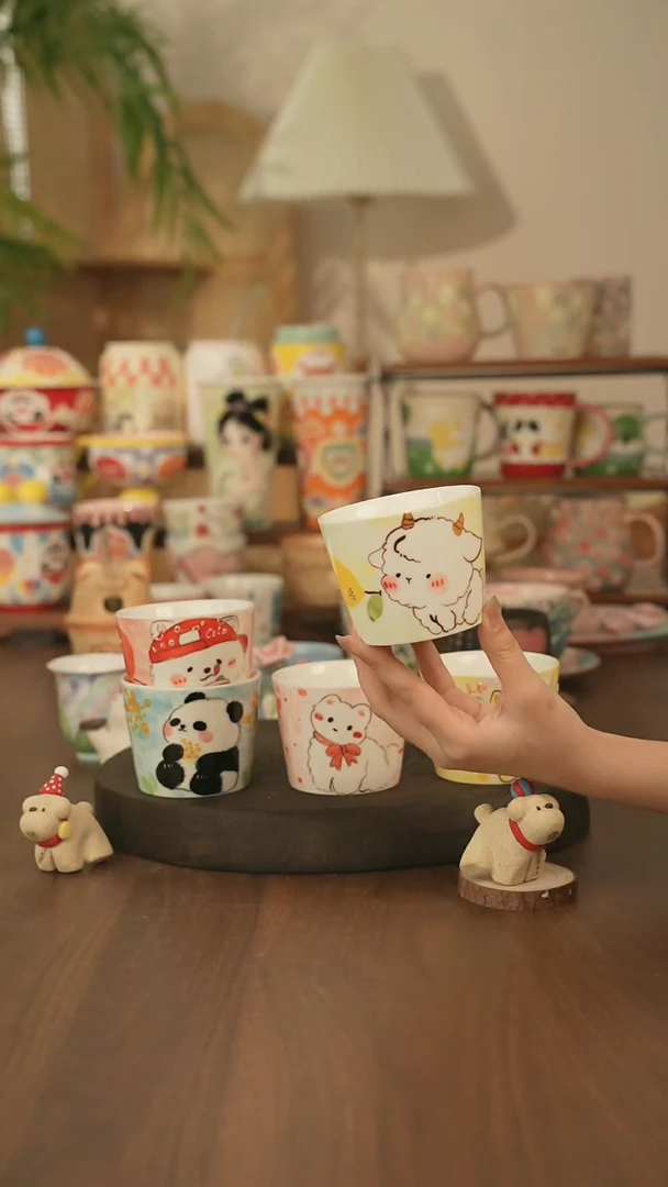 杯子景德镇原创手作陶瓷