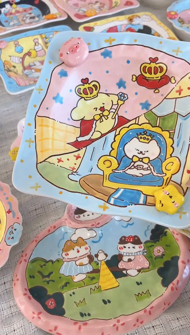 摆件陶大*瓜景德镇陶瓷手绘