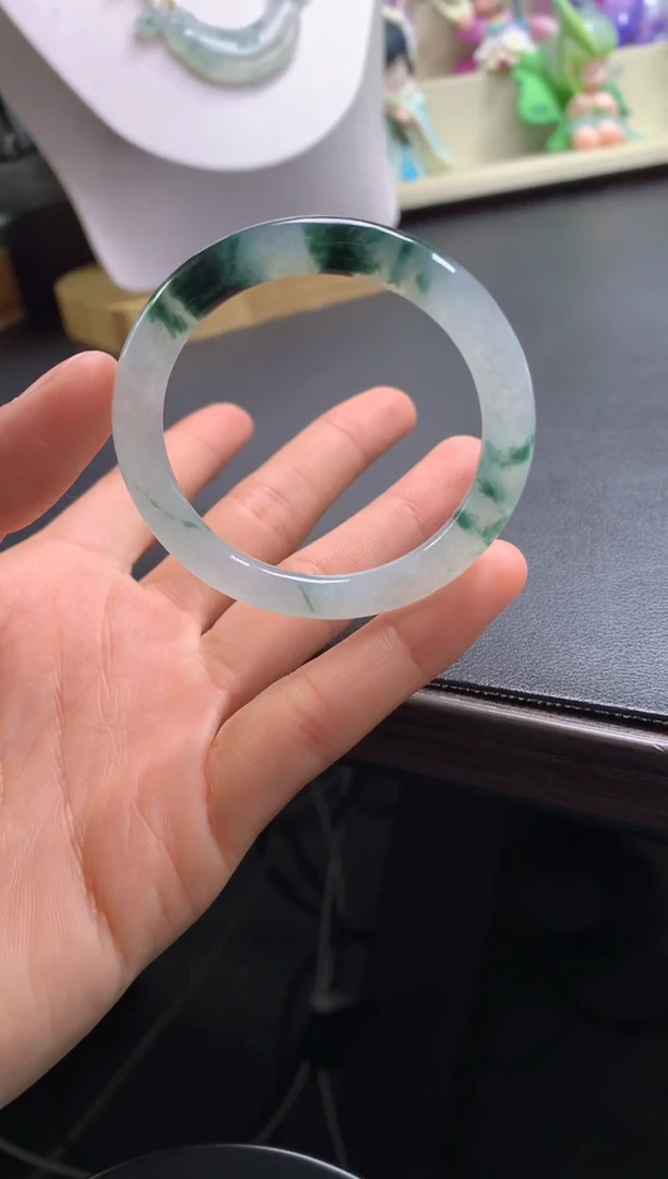 未镶嵌定制翡翠0802663723（44*6*6.5）