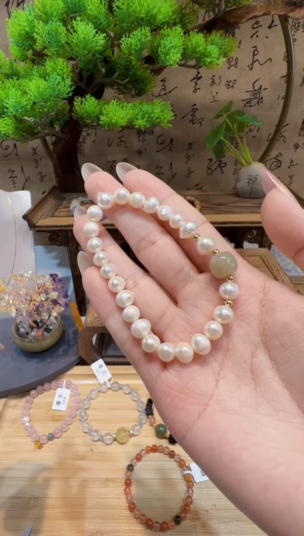 淡水珍珠手绳未镶嵌@@手饰