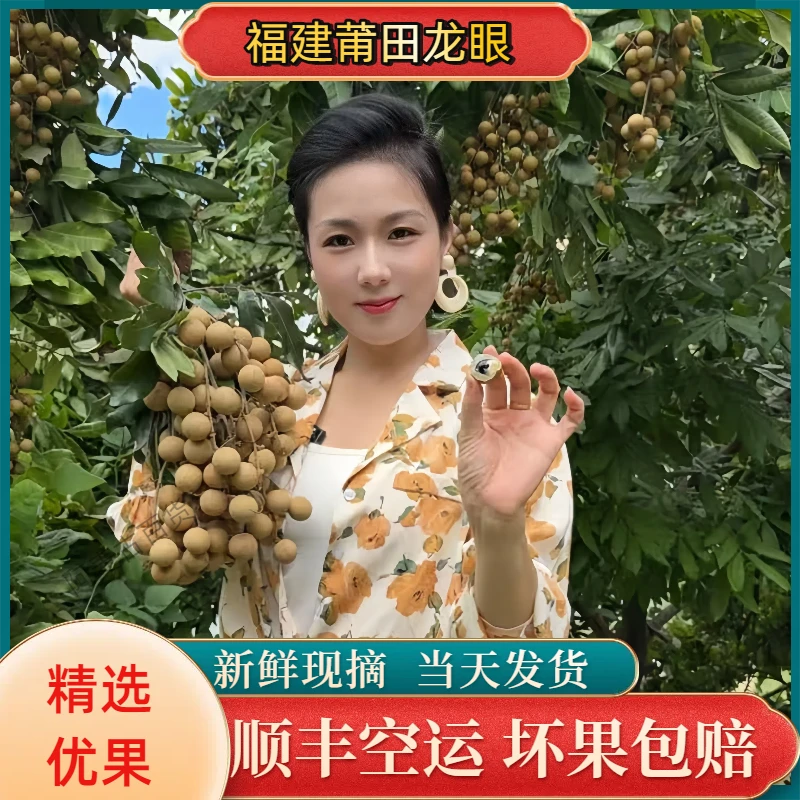 顺丰空运莆田龙眼现摘现发应季新鲜水果