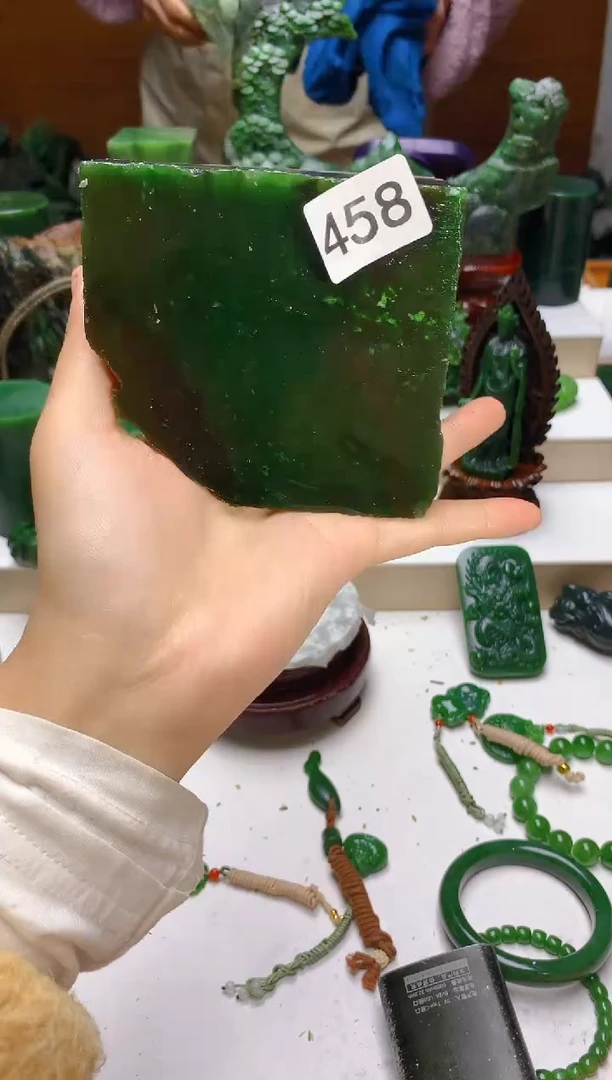 未镶嵌和田玉珠宝半成品1