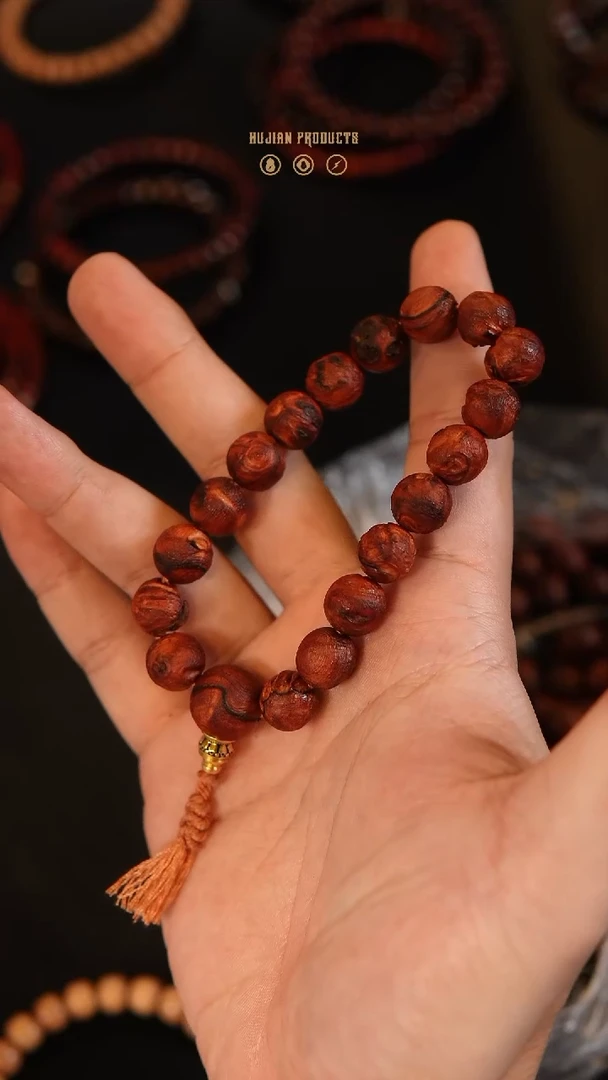 小叶紫檀手串/手链手持单银标