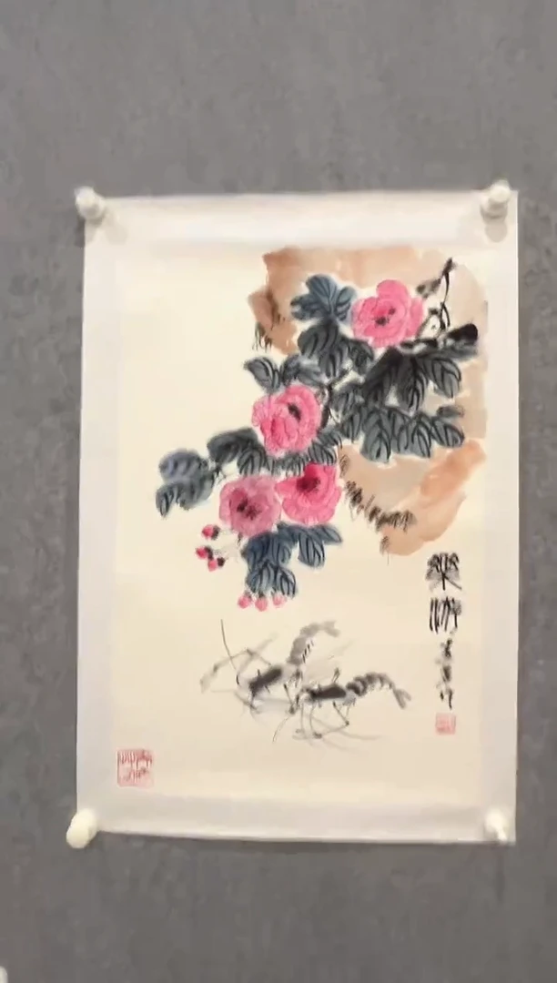 国画娄茗-2.7平尺-国画作品