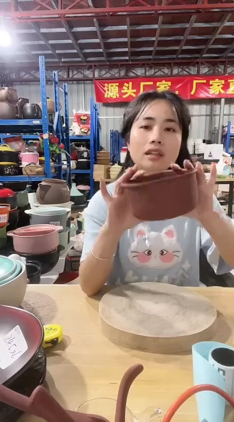 瑕疵大号紫砂内胆不圆色差