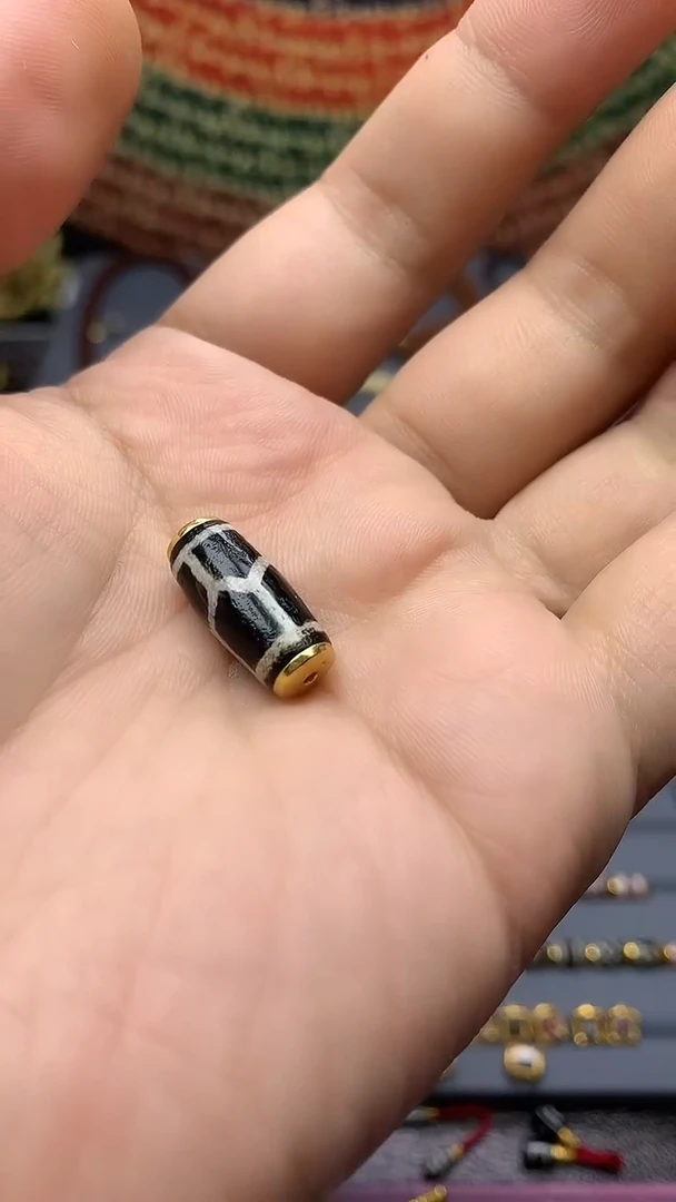 玛瑙/玉髓单珠18K金镶嵌2505090666