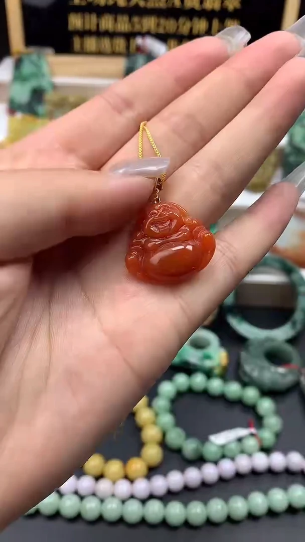 吊坠(不含链)未镶嵌翡翠天然翡翠A货17