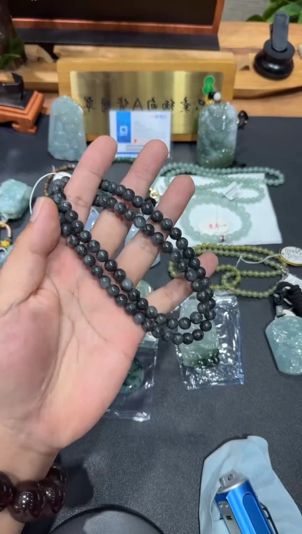 未镶嵌挂件翡翠A货翡翠多样性一件乌鸡项链