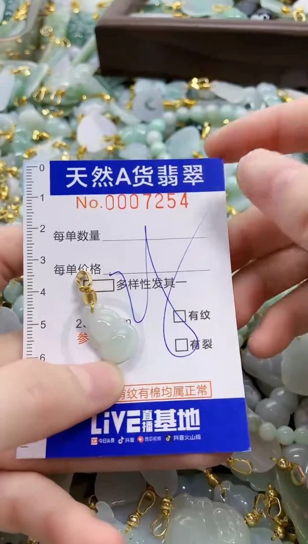 颈饰未镶嵌翡翠天然A货翡翠