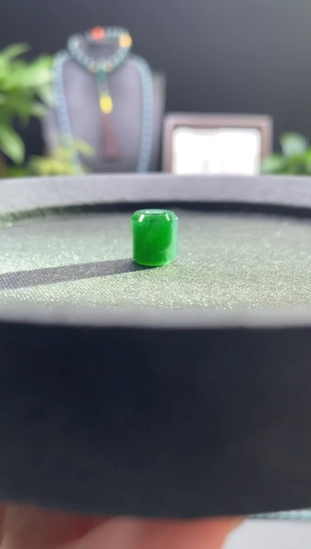 未镶嵌手链翡翠散珠卡10mm左右桶珠