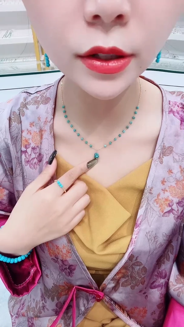 未镶嵌绿松石项链发货一件