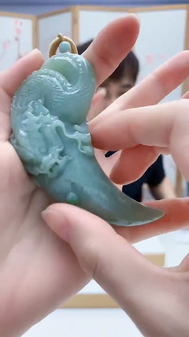 未镶嵌定制翡翠4868ry-毛货挂件54