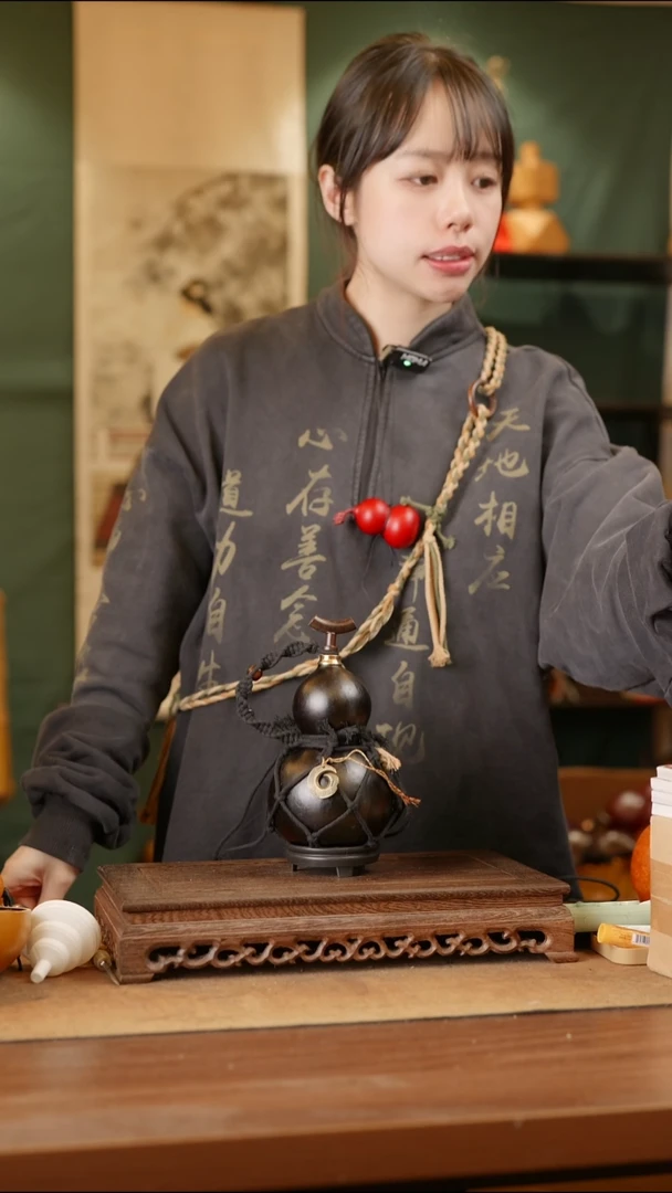 318号精品天然大漆酒葫芦一物一拍~