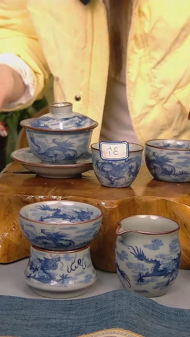 【闪购商品】简装家用款7件套 陶瓷家用茶具系列