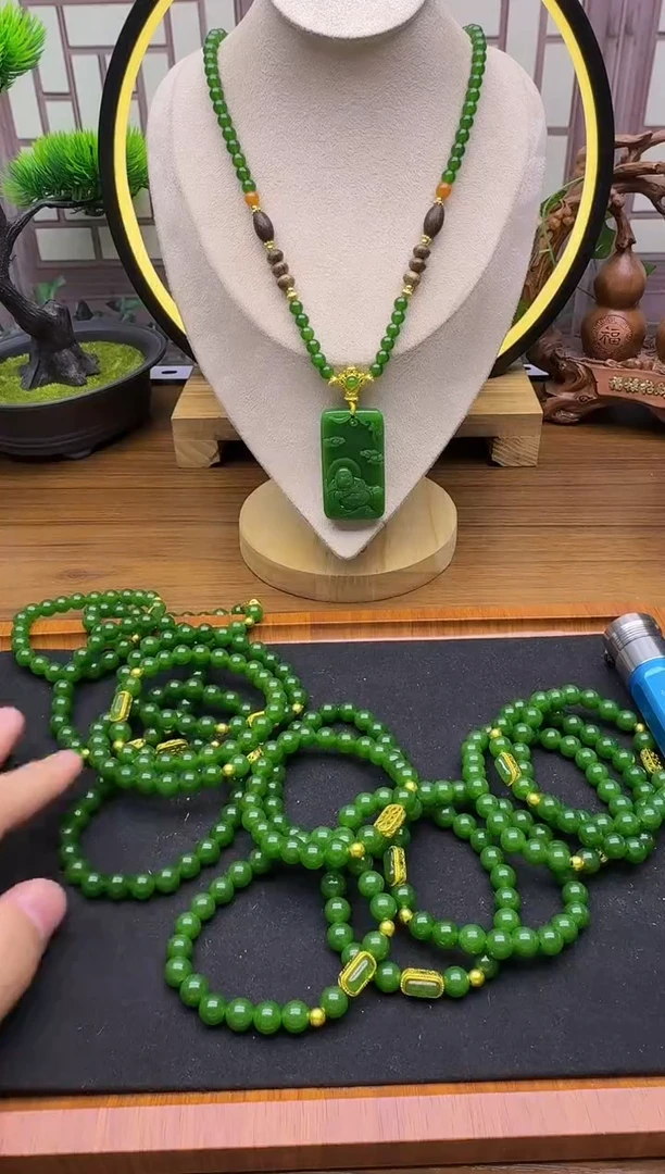 14K金镶嵌手链和田玉L01