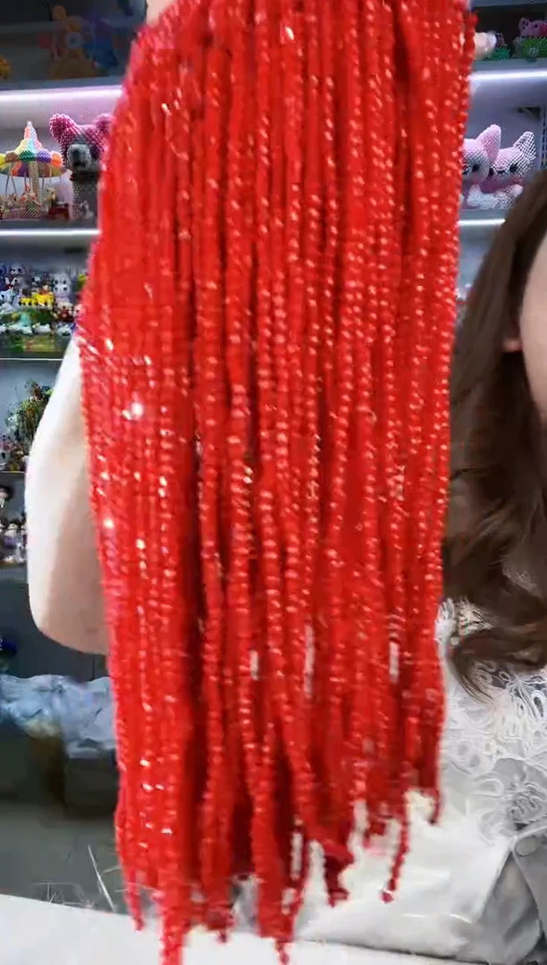 玻璃0801开播福利卡4水晶扁10条本色瓷红