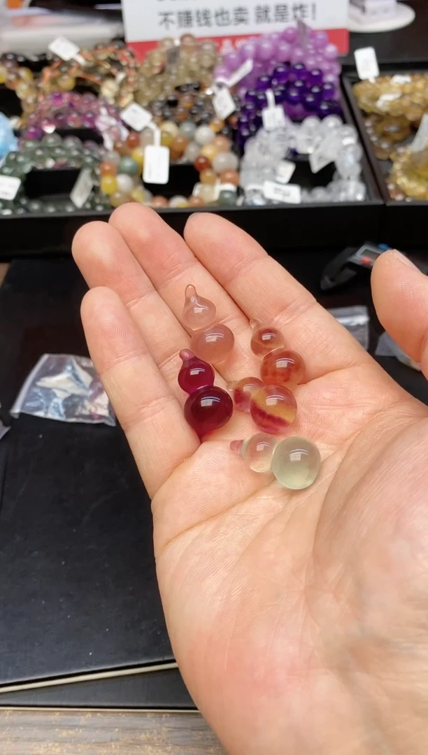 【闪购商品】水晶手串未镶嵌8 萤石小葫芦【随机发】