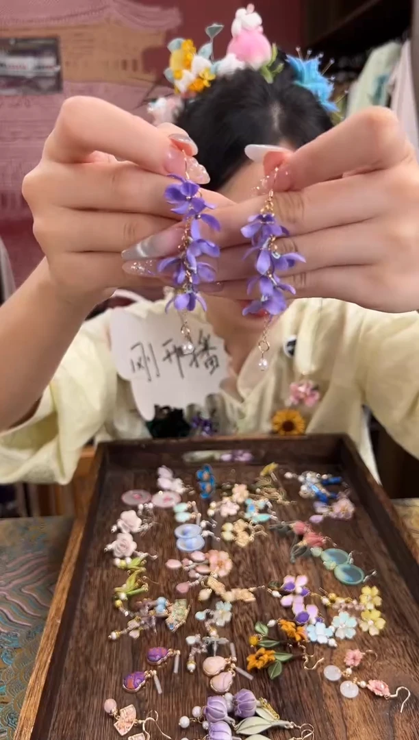 刺绣苏绣世家非遗手工（耳环）