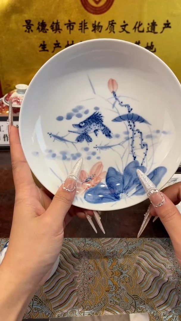 杯子瓷景德镇手工手绘陶瓷