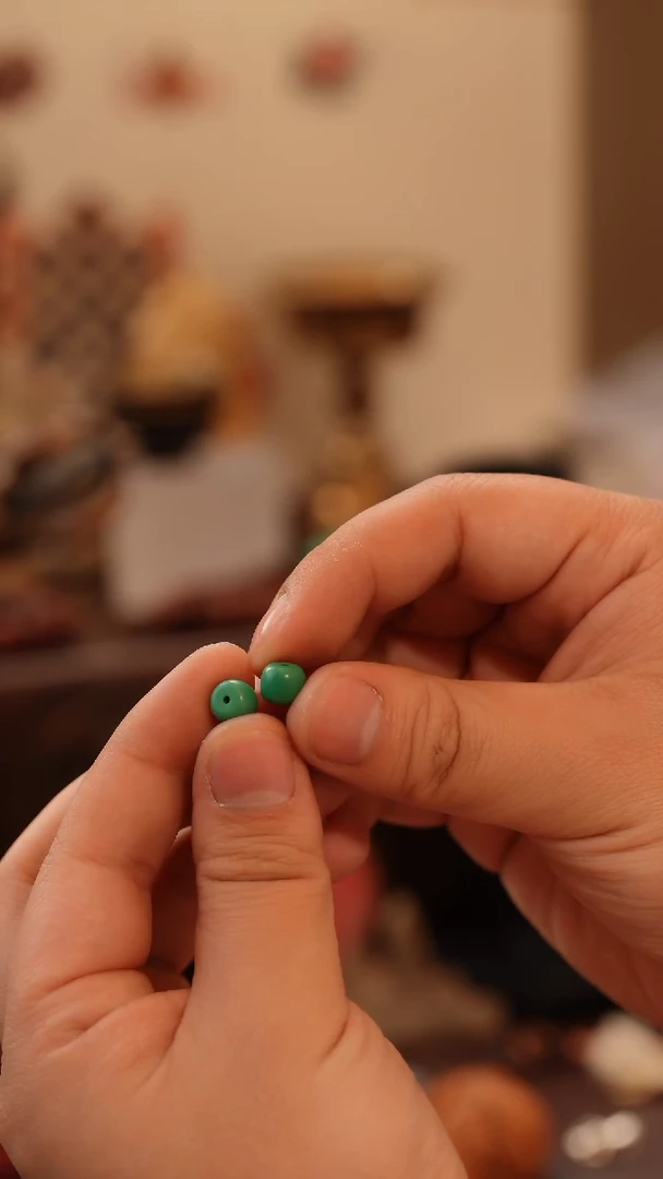 柏香籽/百香籽把件松松一对