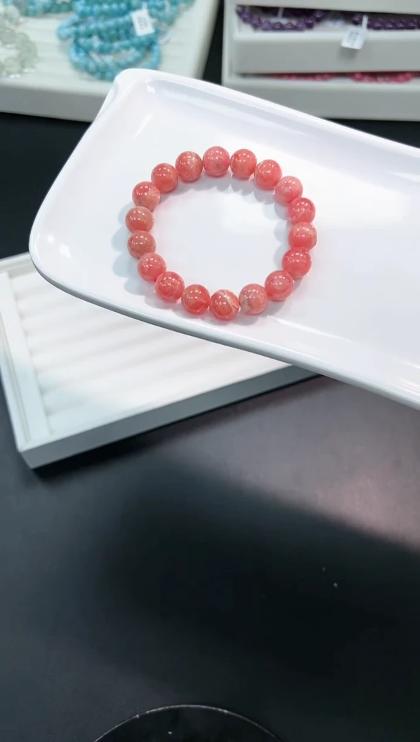 【闪购商品】菱锰矿（红纹石）手串未镶嵌60i多样性发其一/1条