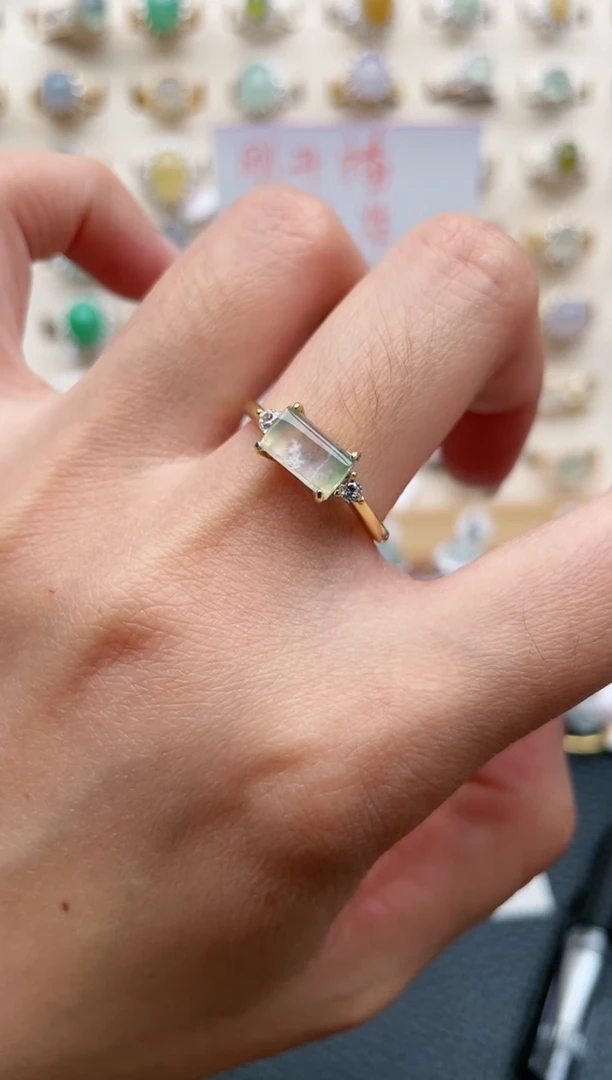 【闪购商品】翡翠戒指银S925镶嵌1111