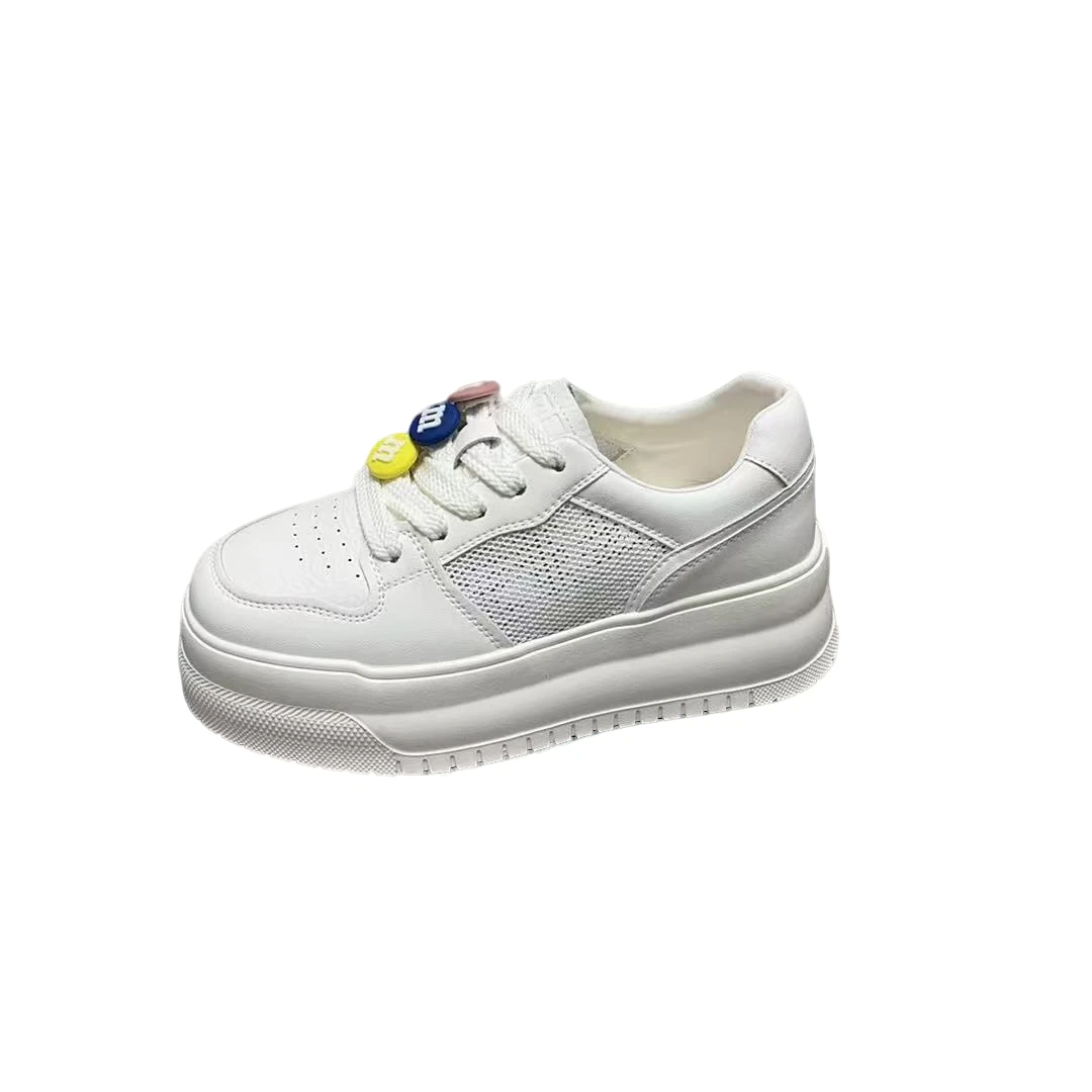 （糖豆） 4630 二楼 丽 5311 真皮厚底小板鞋