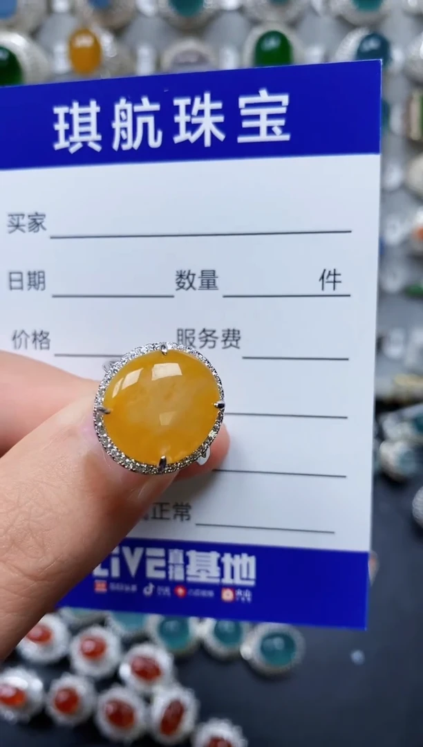 【闪购商品】翡翠戒指银S925镶嵌0080