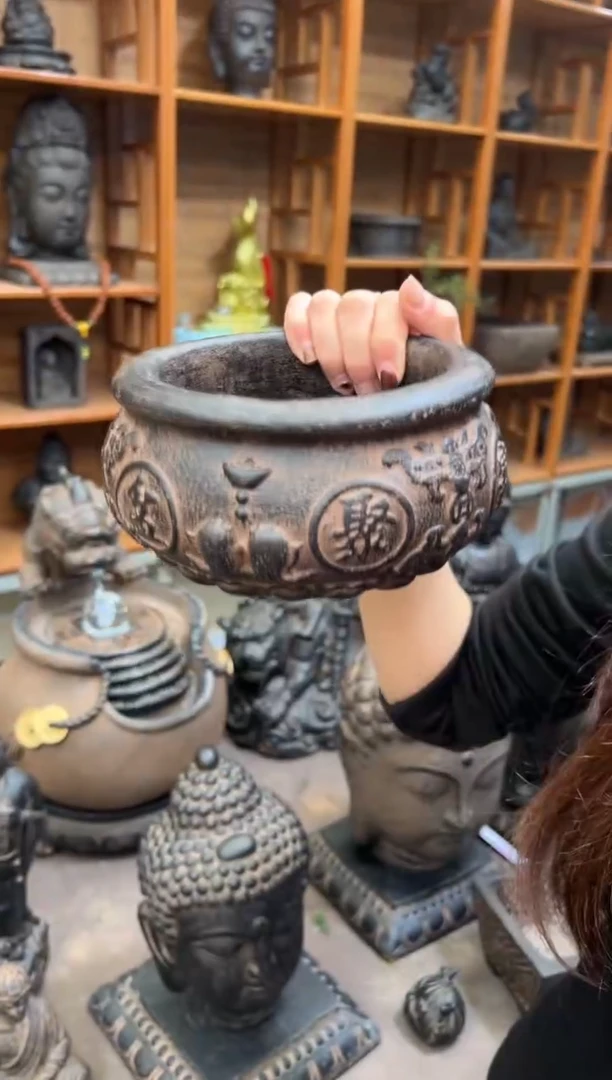 陶土【火山泥】聚宝盆