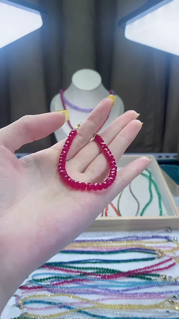 【闪购商品】红宝石手链14K金镶嵌诗宁甄选珠宝SYZB61