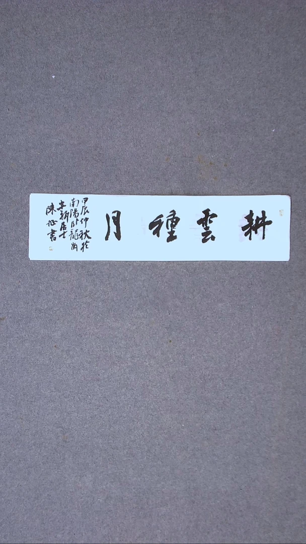 书法陈征 河南南阳 69*17一平尺
