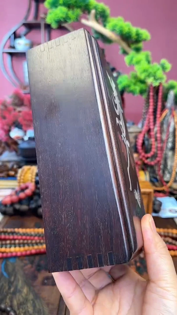 【闪购商品】木盒+串-12富森红土大吊坠妍妍批发