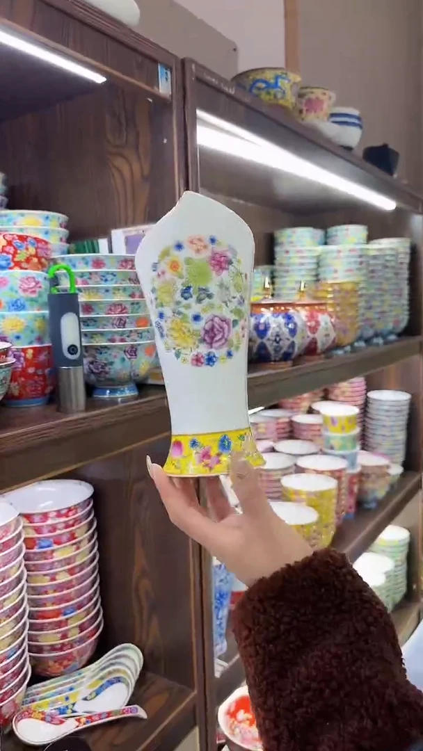 【闪购商品】瓷片  筷子筒1个景德镇餐具【秦坊】