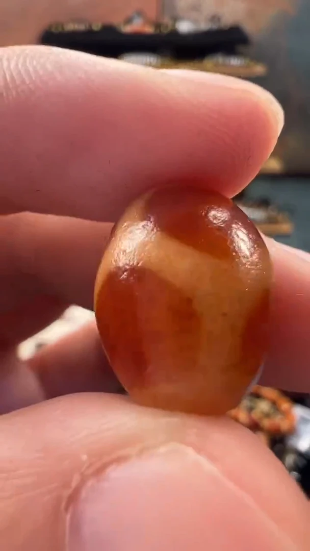 玛瑙/玉髓（覆膜）颈饰未镶嵌109.(微瑕)