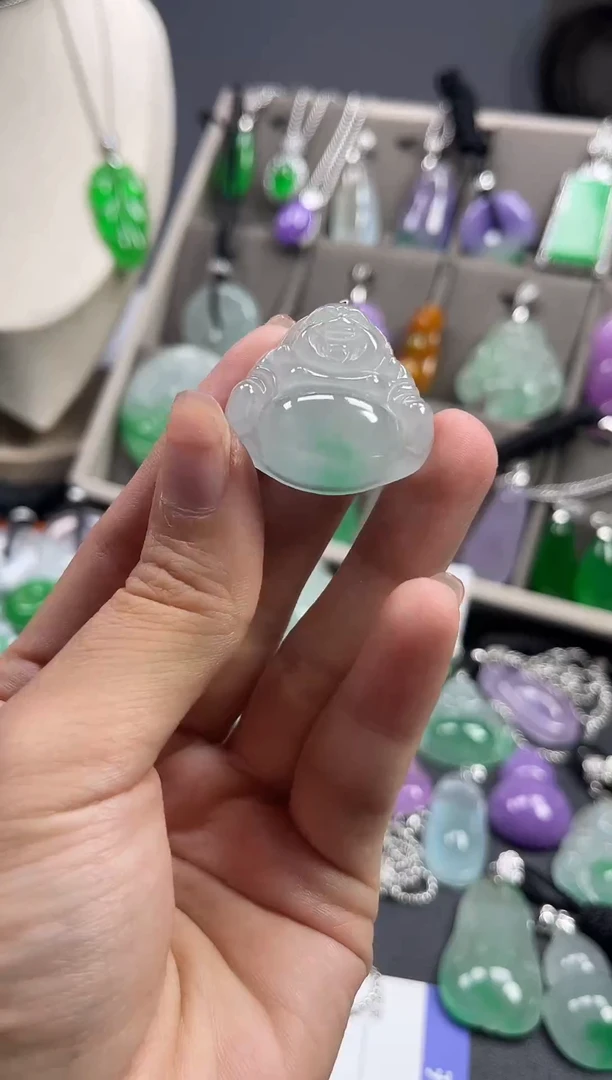 颈饰未镶嵌翡翠  所见即所得 一图一物