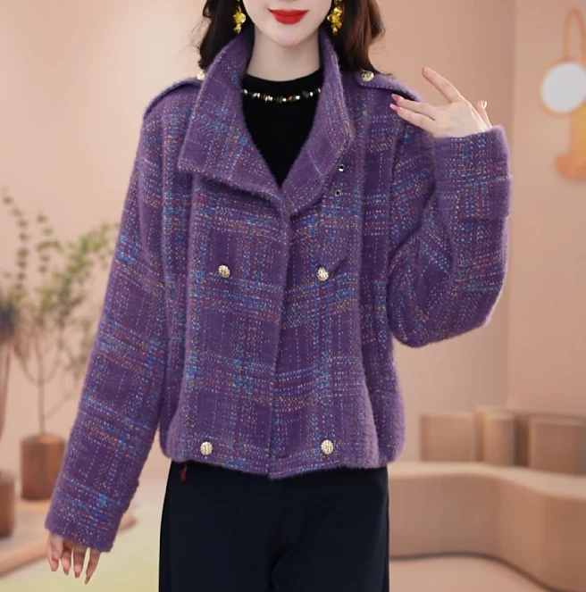 2025年秋季新款时尚潮流气质显瘦百搭短款女士休闲外套B19C