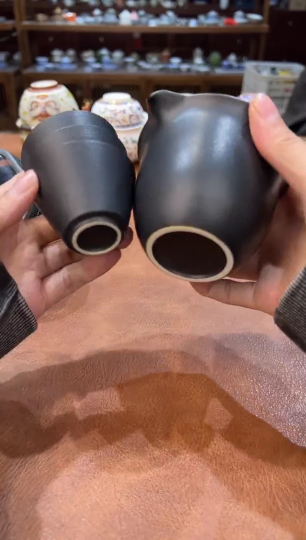 真的很便宜会开片的旅行茶具