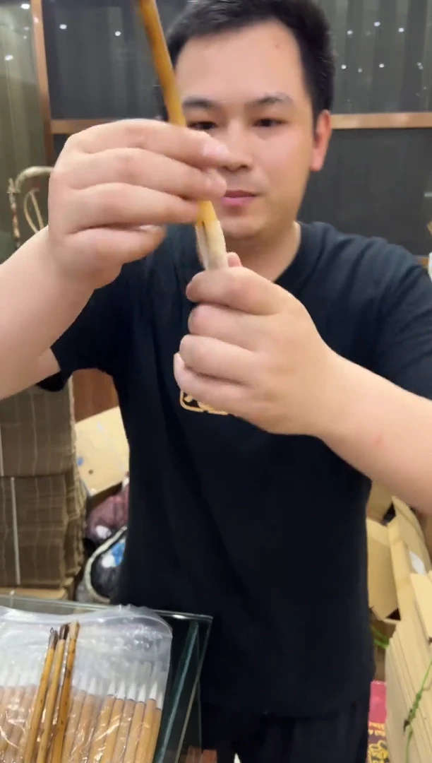 03湘妃竹毛笔单支毛笔