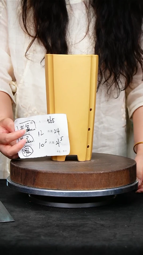 紫砂花盆565瑕疵紫砂花盆