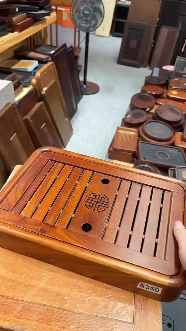 福利大叶花梨木长38CM*宽26CM茶盘