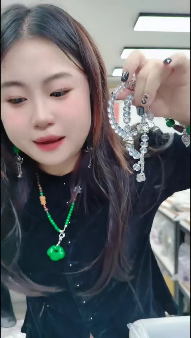 【闪购商品】海蓝宝石颈饰合金0935 海蓝宝手串