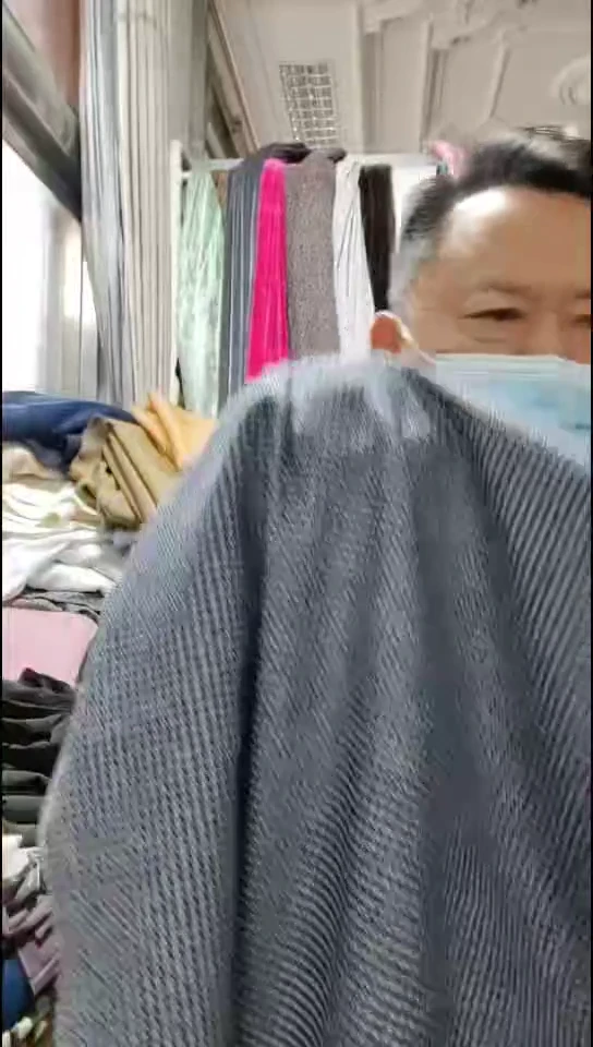 深蓝白千鸟亮丝布料